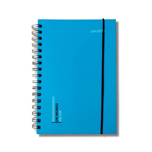 Unicef - Notizbuch A5, eine bessere Welt, Cyan von Unicef