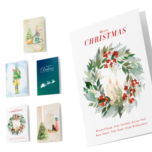 Unicef - Pack mit 10 Weihnachtskarten, December von Unicef