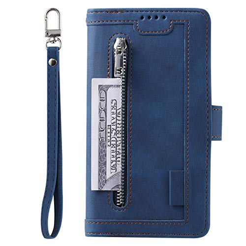 Unichthy Für SONY Xperia 5 V 2023 Zipper Case 9 Kartenhalter mit Gurt Stoßfest PU Leder Flip Wallet Handtasche Reißverschlusstasche Telefon Abdeckung Ständer Magnetische Geldbörse für SONY Xperia 5 V Unichthy Für SONY Xperia 5 V 2023 Zipper Case 9 Kartenhalter mit Gurt Stoßfest PU Leder Flip Wallet Handtasche Reißverschlusstasche Telefon Abdeckung Ständer Magnetische Geldbörse für SONY Xperia 5 V von Unichthy