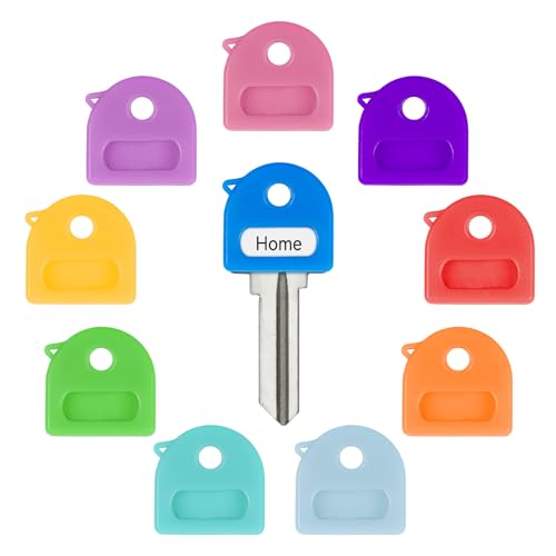 Uniclife 10 Stück Schlüsselkappen-Tags 1 Zoll Schlüsselabdeckungen mit leeren Papieretiketten in 10 Farben Uniclife 10 Stück Schlüsselkappen-Tags 1 Zoll Schlüsselabdeckungen mit leeren Papieretiketten in 10 Farben von Uniclife