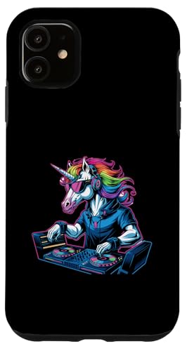 Unicorn DJ mit Kopfhörern Mixing Beats Hülle für iPhone 11 Unicorn DJ mit Kopfhörern Mixing Beats Hülle für iPhone 11 von Unicorn DJ Mixing Music Vibes Rainbow