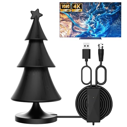 DVB-T/DVBT2 Antenne,HDTV TV-Antenne mit Verstärker,Zimmerantenne für Fernseher mit Starkem Magnetfuß,420KM Großer Reichweite und 360° Empfang,Geeignet für 4K 1080p & Alle TV-Geräte DVB-T/DVBT2 Antenne,HDTV TV-Antenne mit Verstärker,Zimmerantenne für Fernseher mit Starkem Magnetfuß,420KM Großer Reichweite und 360° Empfang,Geeignet für 4K 1080p & Alle TV-Geräte von Unidapt