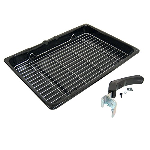 Unifit Pfanne für Ofen/Grill/Herd, mit Gitter und abnehmbarem Griff von Unifit