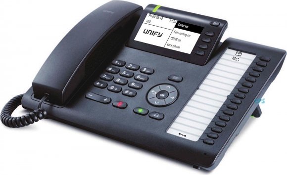 Unify OpenScape Desk Phone CP400T - VoIP-Telefon - dreiweg Anruffunktion - SIP - Schwarz (L30250-F600-C436) von Unify