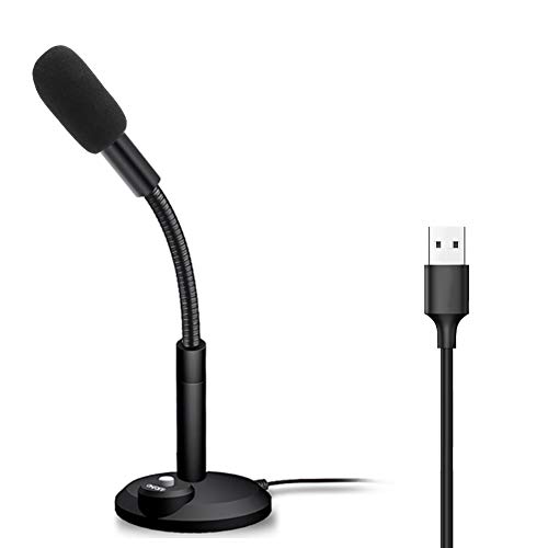 Tragbares USB-Mikrofon, Computer-Mikrofon, Standmikrofon mit Halterung, Studio-Sprach-Kondensatormikrofon für PC, Computer, Laptop, Desktop, Mac Tragbares USB-Mikrofon, Computer-Mikrofon, Standmikrofon mit Halterung, Studio-Sprach-Kondensatormikrofon für PC, Computer, Laptop, Desktop, Mac von Unigift