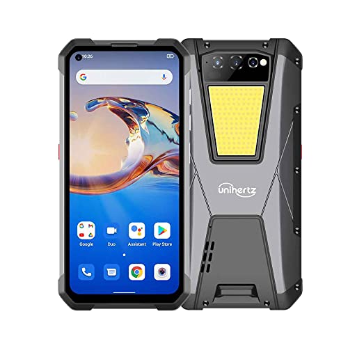 Unihertz Tank – Android 12 4G-Smartphone mit großem Akku, schnelles Aufladen, Robustes Telefon, wasserfest, 108-Megapixel-Kamera, NFC, entsperrtes Smartphone und Handy von Unihertz