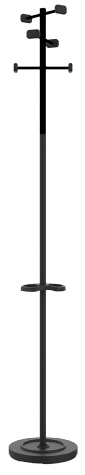 UNiLUX Garderobenständer WELCOME, 6 Haken, schwarz von Unilux