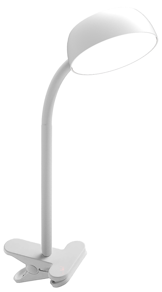 UNiLUX LED-Klemmleuchte SAMY, flexibler Arm, weiß von Unilux