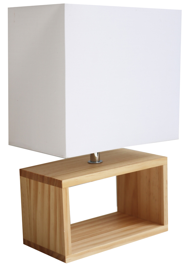 UNiLUX LED-Tischleuchte DEKO, weiß / Holz von Unilux