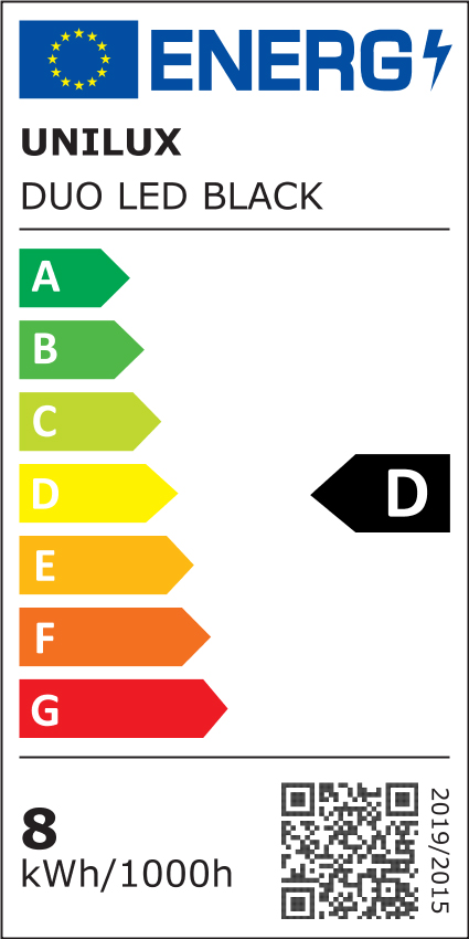 UNiLUX LED-Tischleuchte DUO, schwarz von Unilux