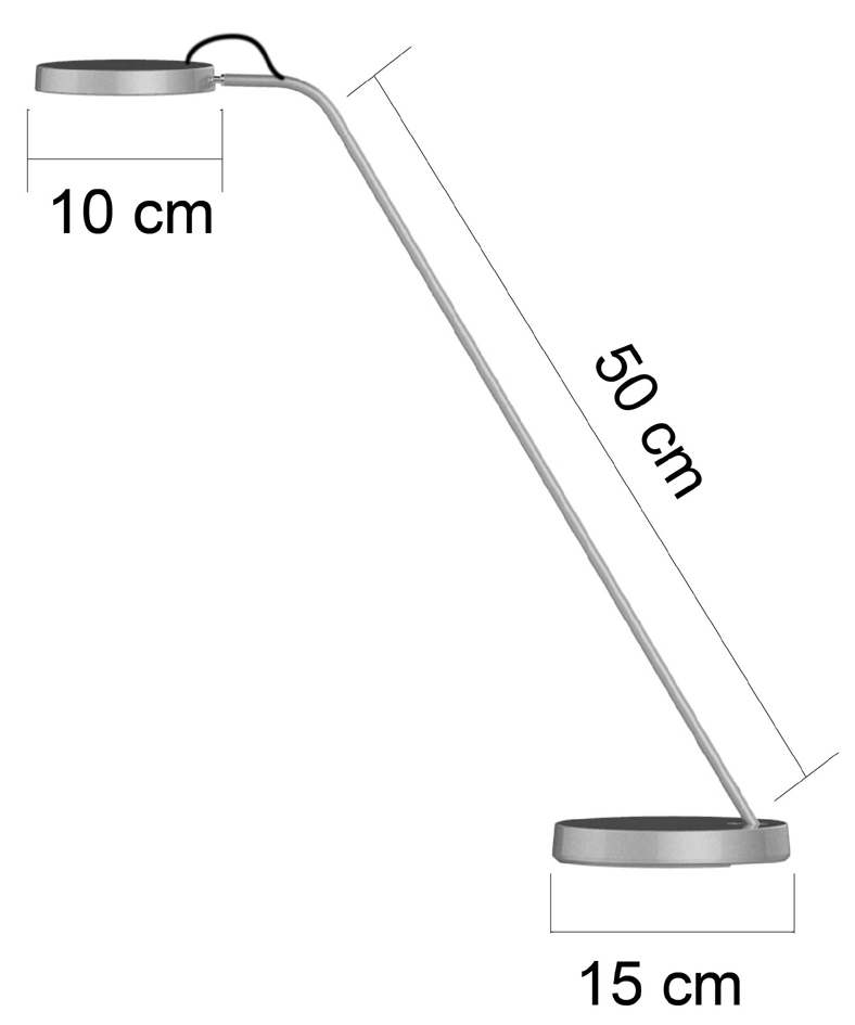 UNiLUX LED-Tischleuchte EYELIGHT, silber von Unilux