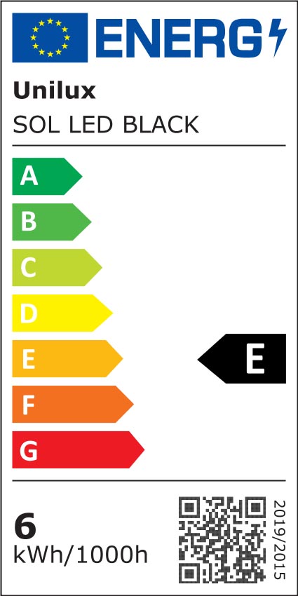 UNiLUX LED-Tischleuchte SOL, Farbe: schwarz von Unilux