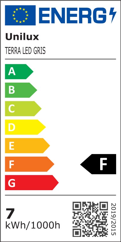 UNiLUX LED-Tischleuchte TERRA, Farbe: metallgrau von Unilux