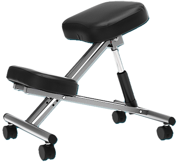 UNiLUX ergonomischer Kniehocker ERGO LEG, schwarz von Unilux