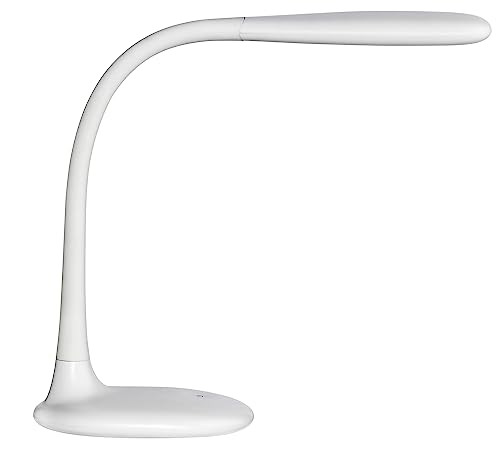 Unilux LED Schreibtischlampe Lucy, Lichtstärke/-farbe dimmbar, weiß von Unilux