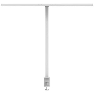 unilux STRATA LED-Schreibtischlampe weiß 12,7 W mit Tischklemme von Unilux