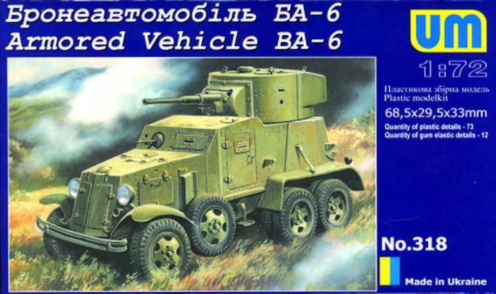 Armored Vehicle BA-6 von Unimodels