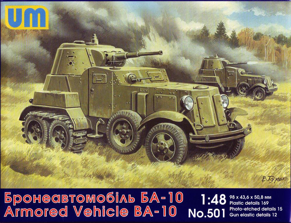 BA-10 Soviet armored vehicle von Unimodels