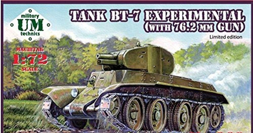 BT-7 Experimental tank with 76.2mm gun von Unimodels