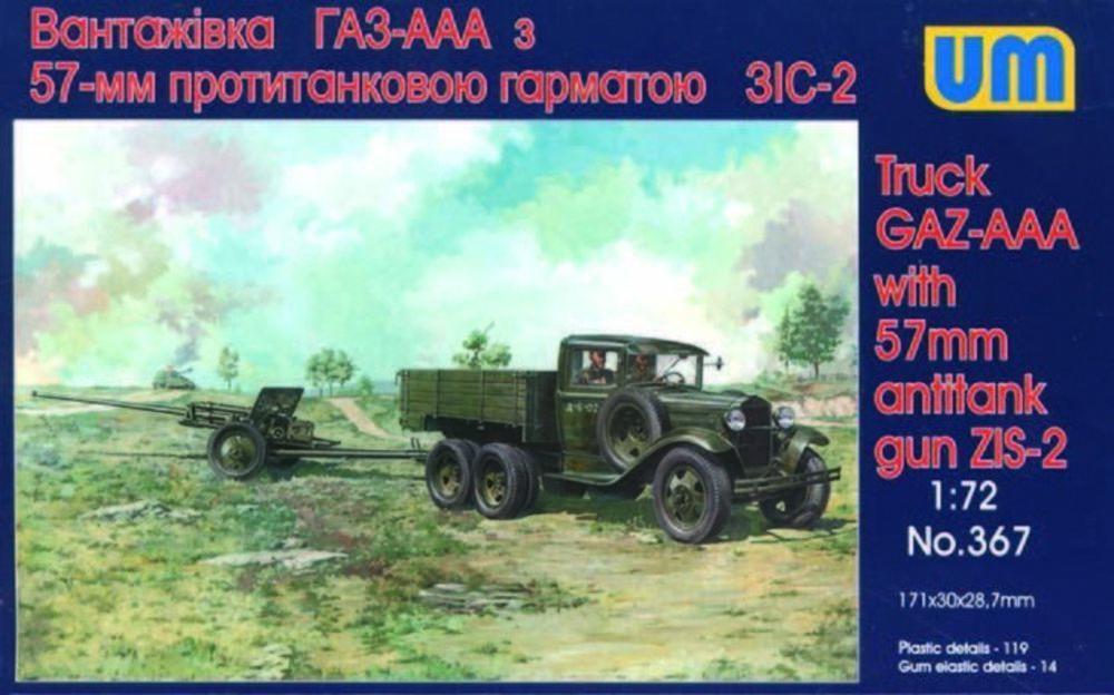 GAZ - AAA mit 57 mm ZIS-2 Antitank gun von Unimodels