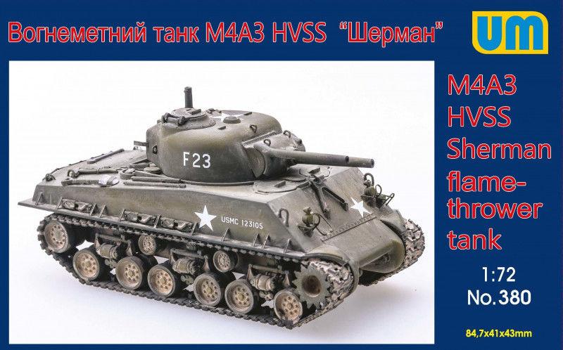 M4A3 HVSS Sherman flame-thrower tank von Unimodels