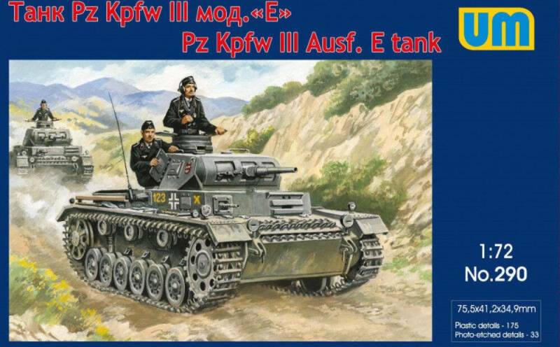 Pz.Kpfw III Ausf. E tank von Unimodels
