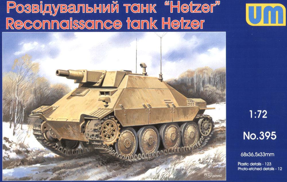 Reconnaissance tank Hetzer von Unimodels