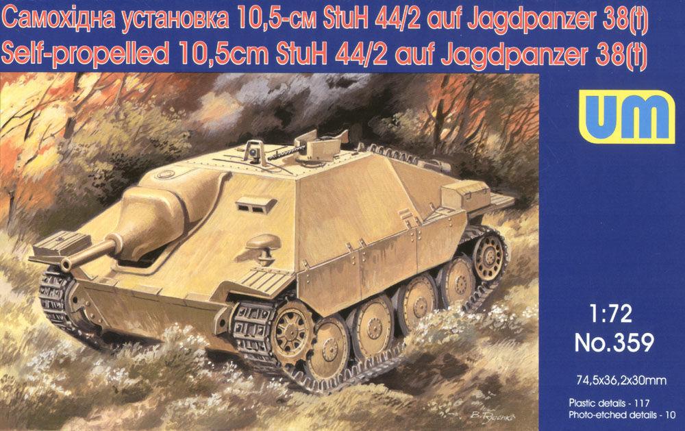 Self-propelled 10,5cm StuH-44/2 auf Jagdpanzer von Unimodels