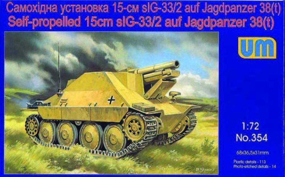 Self-propelled 15cm sIG-33/2 auf Jagdpanzer 38(t) von Unimodels