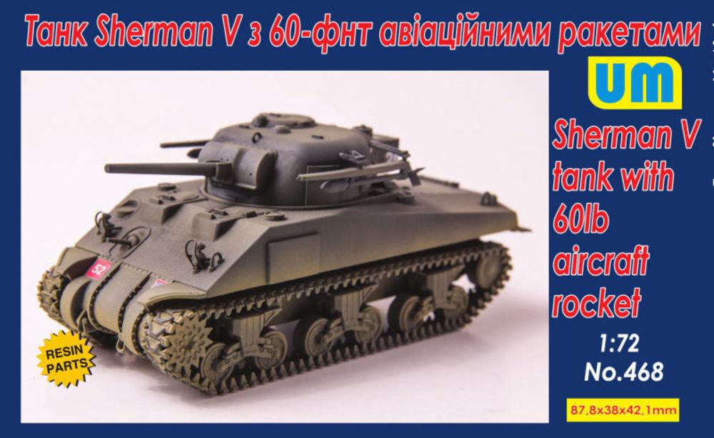 Sherman V Tank with 60lb aircraft rocket von Unimodels