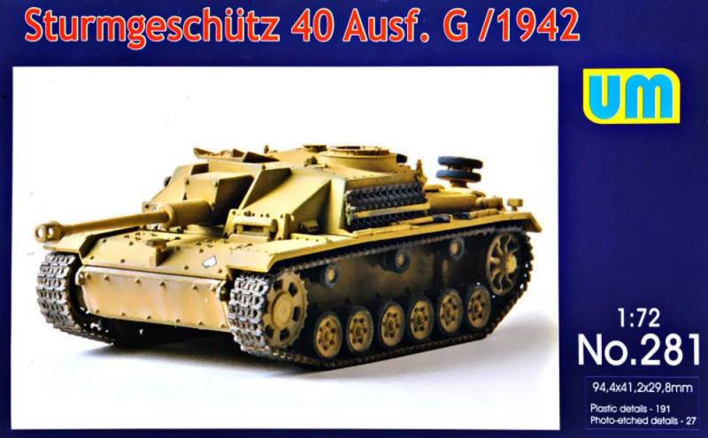 Sturmgeschutz 40 Ausf.G, early von Unimodels