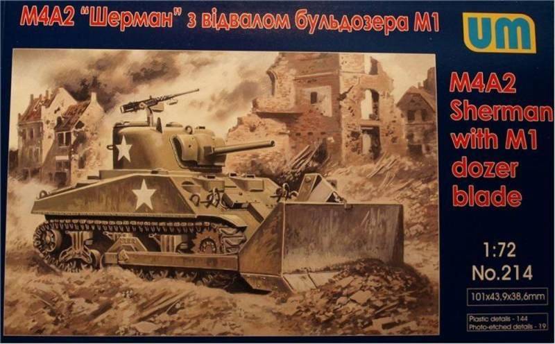 Tank M4A2 with M1 Dozer Blade von Unimodels