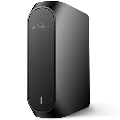 UnionSine externen festplatten 10TB Desktop Drive, 3.5 Inch USB 3.0 Backups HDD Portable for PC, Mac, TV, PS4, Black HD3510 von UnionSine