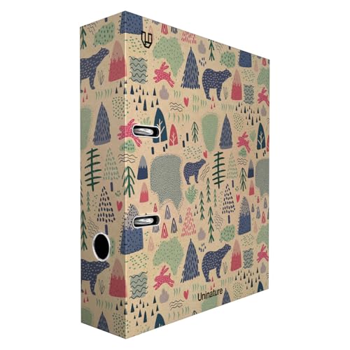 Unipapel AZ-Ordner, 2 Ringe mit Hebel, Kraft A4, 100% recycelt, Rücken 65 mm, mit Öse und Rado, Uninature Design Alaska, FSC Recycled 100%, perfekt für das Heimbüro Unipapel AZ-Ordner, 2 Ringe mit Hebel, Kraft A4, 100% recycelt, Rücken 65 mm, mit Öse und Rado, Uninature Design Alaska, FSC Recycled 100%, perfekt für das Heimbüro von Unipapel