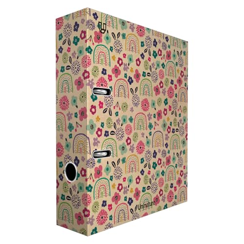 Unipapel AZ-Ordner, 2 Ringe mit Hebel, Kraft A4, 100% recycelt, Rücken 65 mm, mit Öse und Rado, Uninature Design Hawai, FSC Recycled 100%, perfekt für das Heimbüro Unipapel AZ-Ordner, 2 Ringe mit Hebel, Kraft A4, 100% recycelt, Rücken 65 mm, mit Öse und Rado, Uninature Design Hawai, FSC Recycled 100%, perfekt für das Heimbüro von Unipapel
