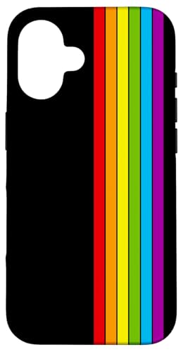 Hülle für iPhone 16 Hülle LGBT Flagge Regenbogen Gay Pride Geschenk Handyhülle Junge Mädchen Hülle für iPhone 16 Hülle LGBT Flagge Regenbogen Gay Pride Geschenk Handyhülle Junge Mädchen von Unique LGBT Cases for Men Women
