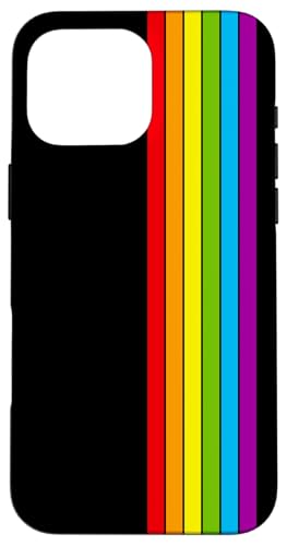 Hülle für iPhone 16 Pro Max Hülle LGBT Flagge Regenbogen Gay Pride Geschenk Handyhülle Junge Mädchen von Unique LGBT Cases for Men Women