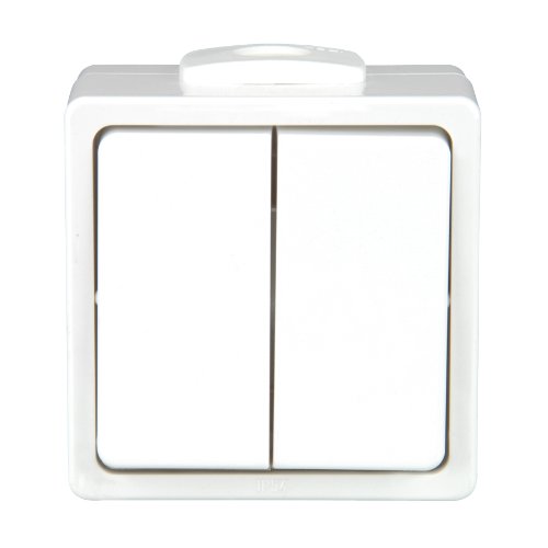 UNITEC 45283L Serienschalter Aufputz lose Aquarius FR, polarweiߟ von Unitec