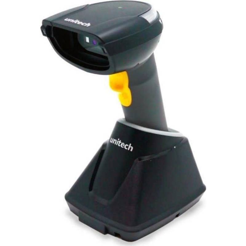 UNITECH MS852B, Bluetooth kit: 2D Imager 1280x960 pixels (Zebra SE4107) with cradle. Comes with 2750mAh battery and straight/black USB cable with ESD enhanced for cradle. (MS852-AUBB0C-SG) von Unitech