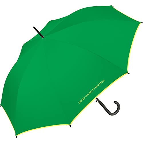 Benetton Stockschirm Long AC Solid - Green von United Colors of Benetton