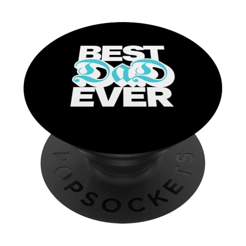 Best Dad Ever, weiß - Bester Vater PopSockets Klebender PopGrip von United Labels