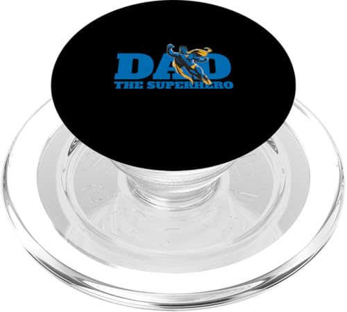 Dad The Superhero - Geburtstag Vatertag Papa PopSockets PopGrip für MagSafe von United Labels