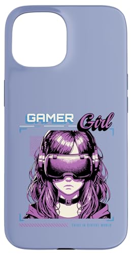 Gaming - Gamer Girl Digital World Hülle für iPhone 15 von United Labels