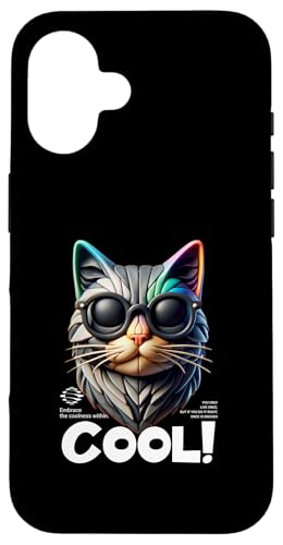 Katze - Cool Wild Apparel Hülle für iPhone 16 Katze - Cool Wild Apparel Hülle für iPhone 16 von United Labels