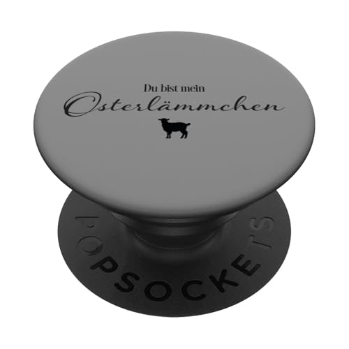Ostern - Du bist mein Osterlämchen PopSockets Klebender PopGrip von United Labels