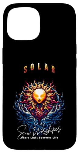 Solar - Sun Worshipper Wo das Licht zum Leben wird Hülle für iPhone 15 Solar - Sun Worshipper Wo das Licht zum Leben wird Hülle für iPhone 15 von United Labels