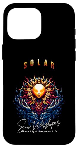 Solar - Sun Worshipper Wo das Licht zum Leben wird Hülle für iPhone 16 Pro Max Solar - Sun Worshipper Wo das Licht zum Leben wird Hülle für iPhone 16 Pro Max von United Labels