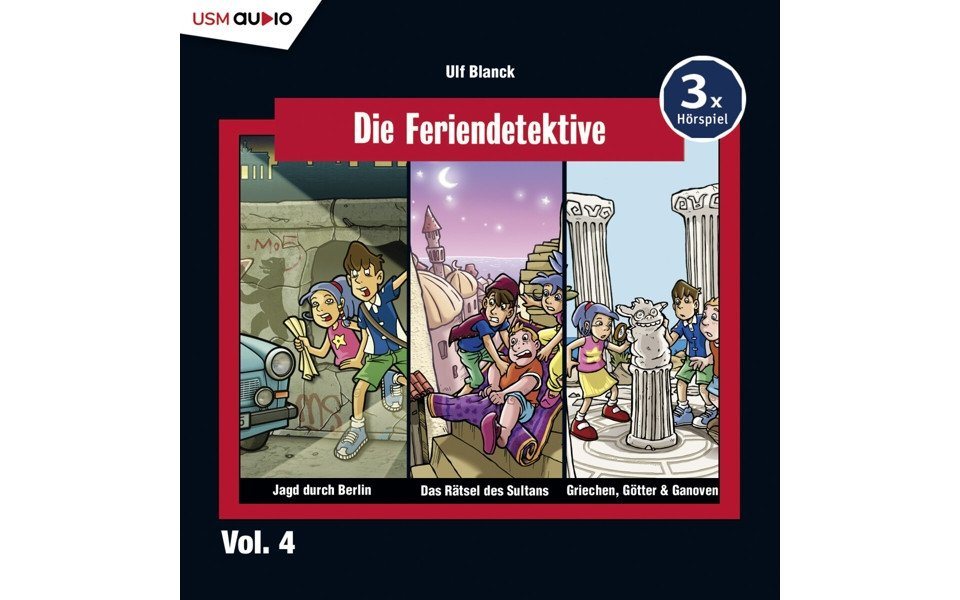 United Soft Media Hörspiel-CD Die Feriendetektive 3-er Hörbox 4, 3 Audio-CD von United Soft Media