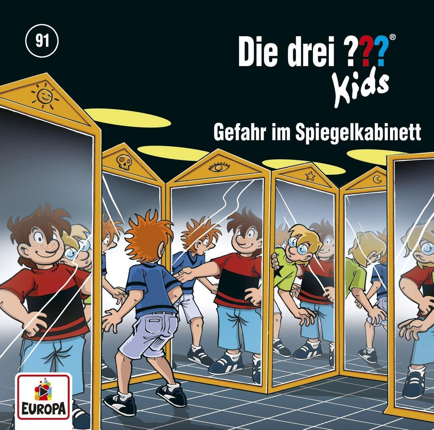 United Soft Media Hörspiel-CD Die drei ??? Kids - Gefahr im Spiegelkabinett, Audio-CD von United Soft Media