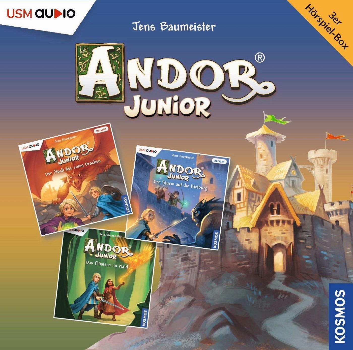 United Soft Media Hörspiel Die große Andor Junior Hörbox Folgen 1-3 (3 Audio CDs) von United Soft Media